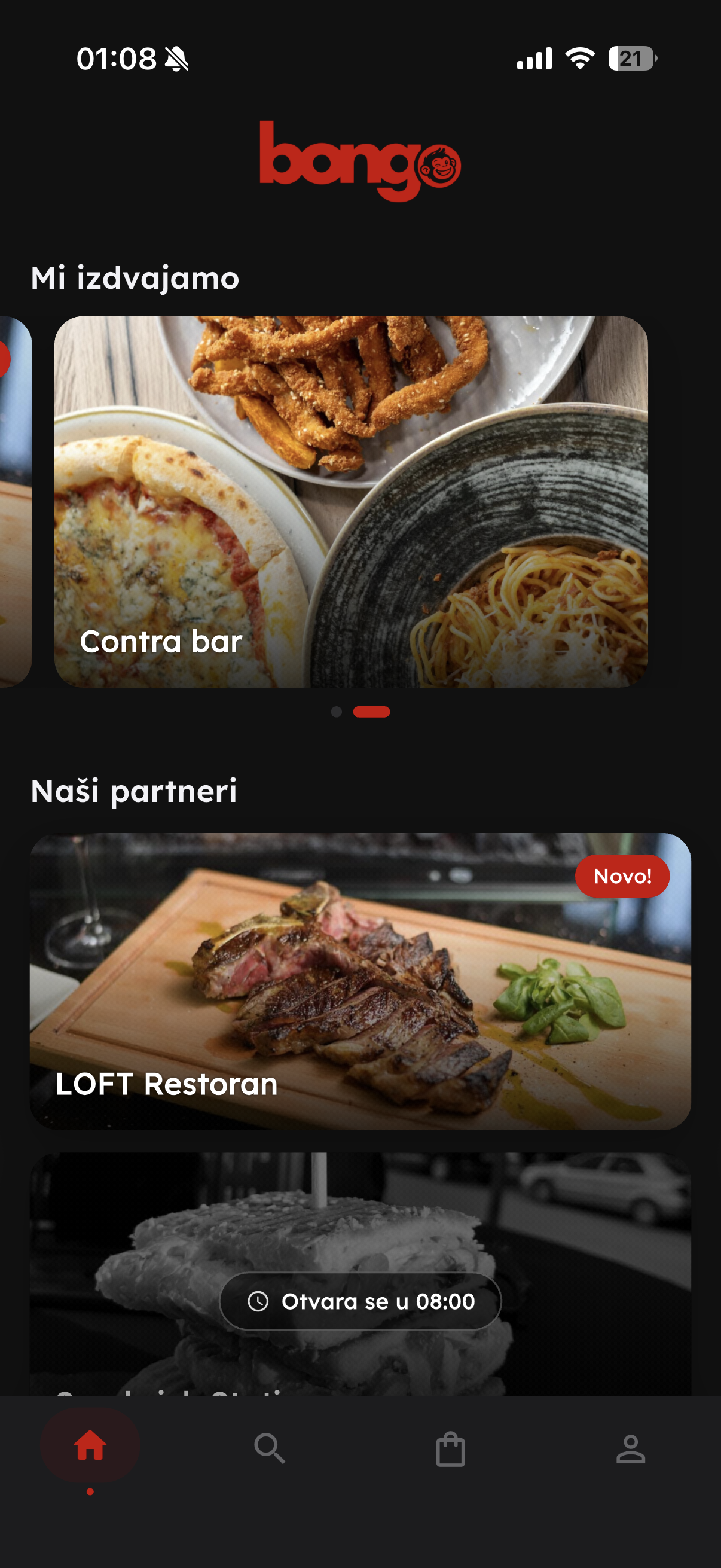 Bongo — Restorani, Brzna Hrana, Apoteke, Marketi